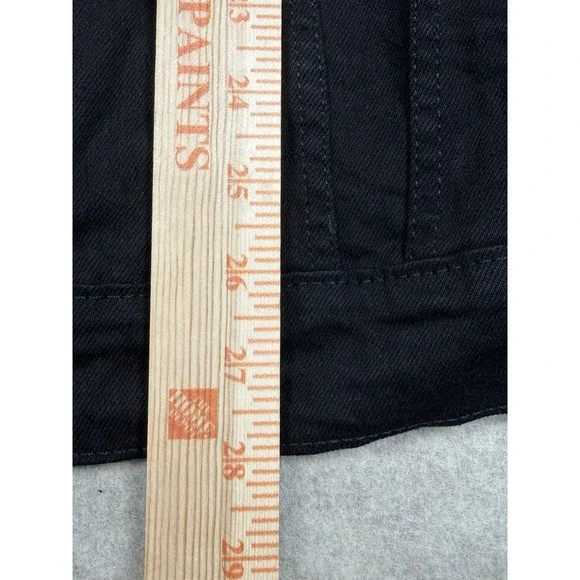 Levi's Mens Button Front Cotton Denim Trucker Jean Jacket Color Black XXL2XL